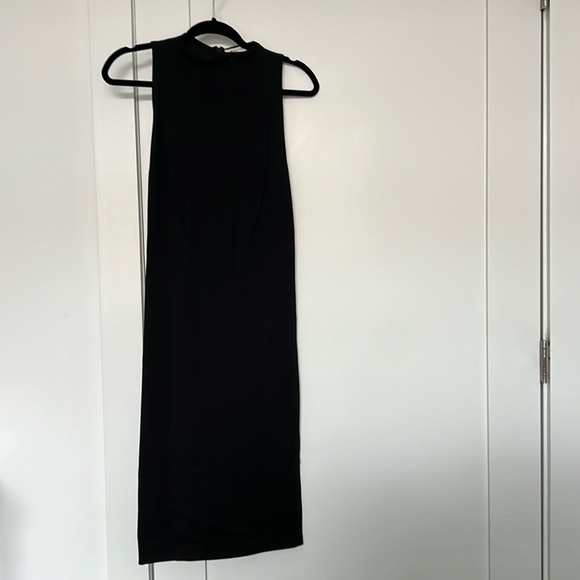 Aritzia Black Midi Dress - Picture 3 of 5